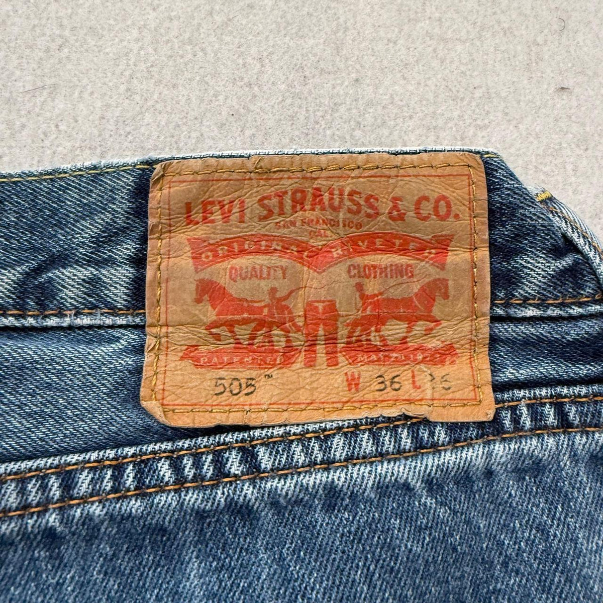 Vintage 90s Faded Open Leg Jeans