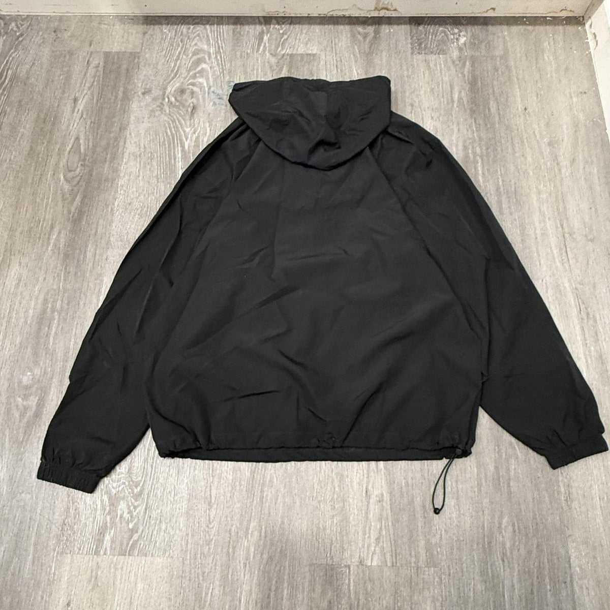 Vintage Y2K 2000's Champion Black Oversized Air Force Windbreaker