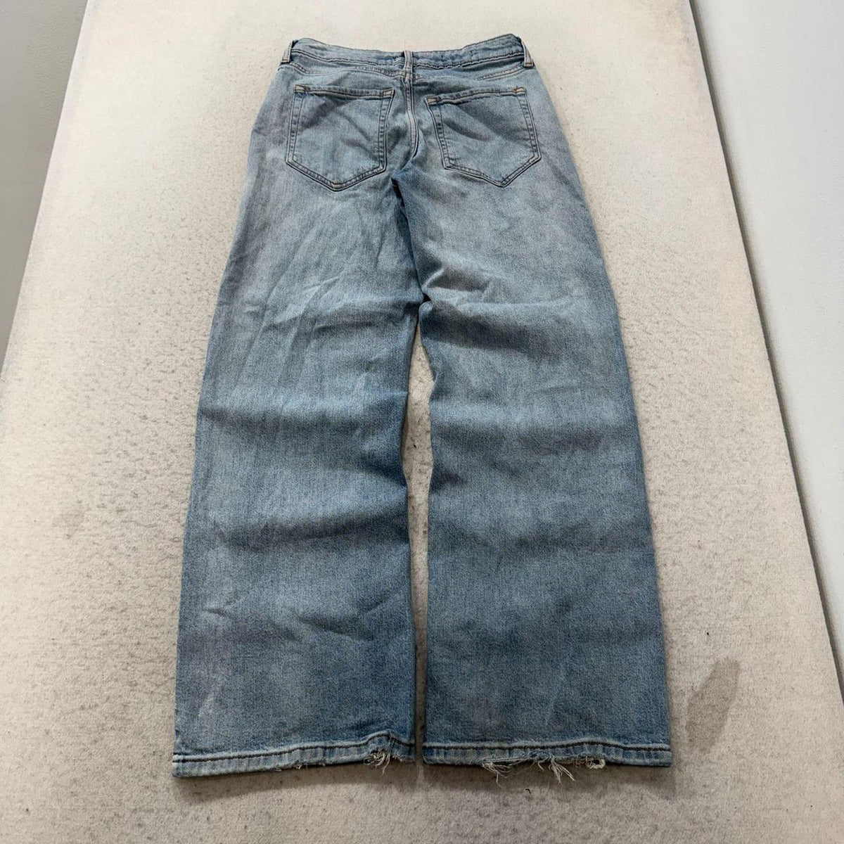 Vintage Y2K 2000's Faded Open Leg Distressed Jeans