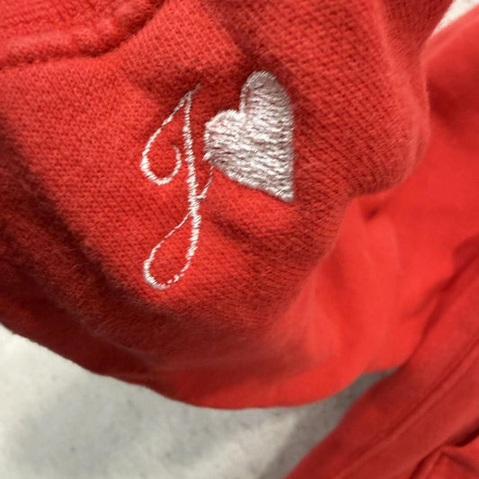 Vintage Y2K 2000's Nike Red Oversized Scotland Rugby Hoodie