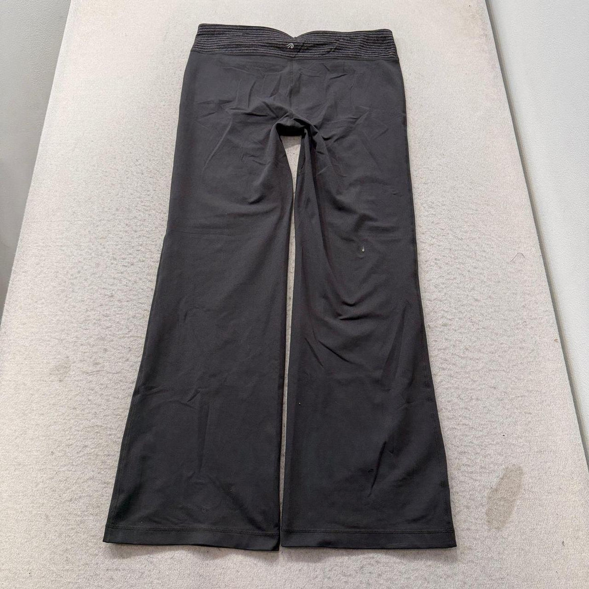Vintage Y2K 2000's Women's Charcoal Grey Flare Athletic Pants