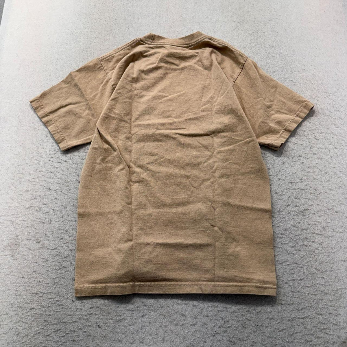 Vintage Y2K 2000's Pro Club Tan Boxy Blank Heavyweight Tee