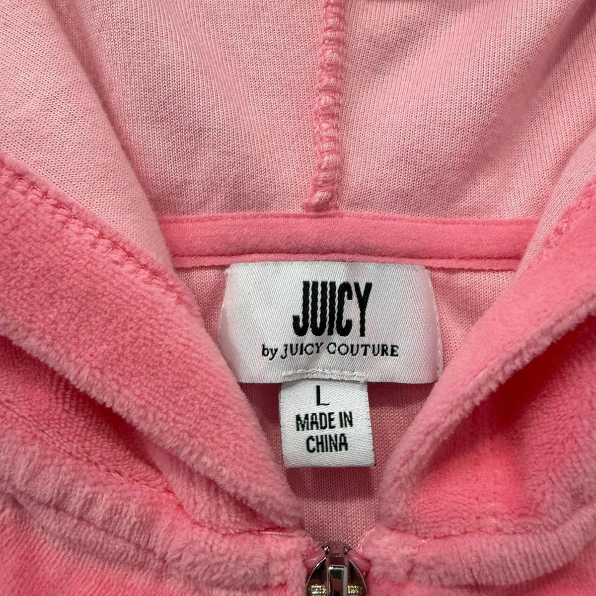 Vintage Y2K 2000's Juicy Couture Hot Pink Boxy Zip Up Hoodie
