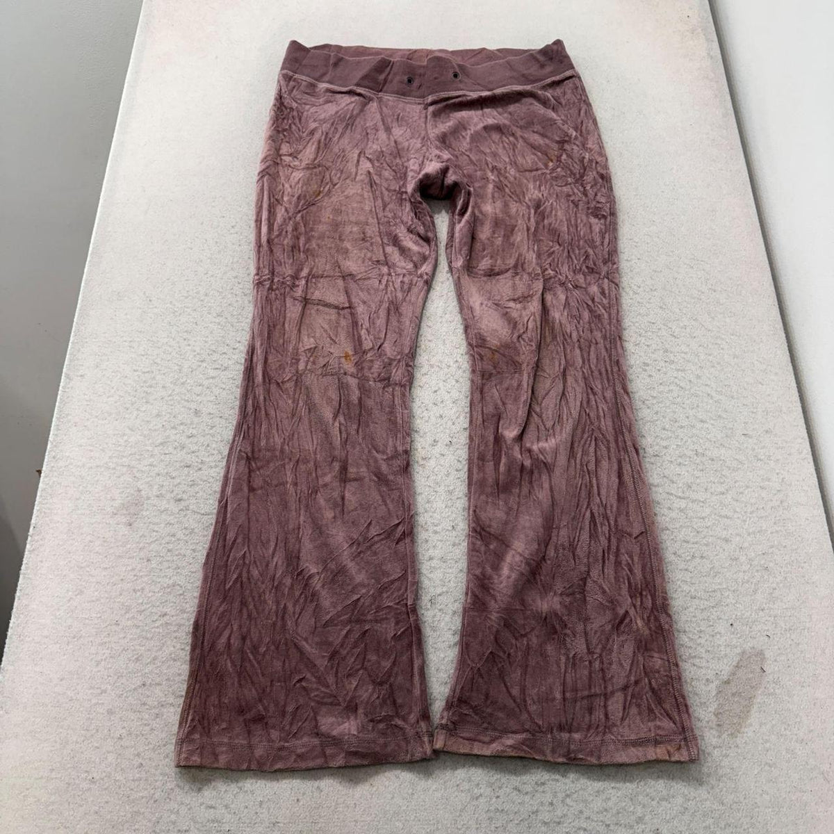Vintage Y2K 2000's Juicy Couture Mauve Baggy Velour Track Pants