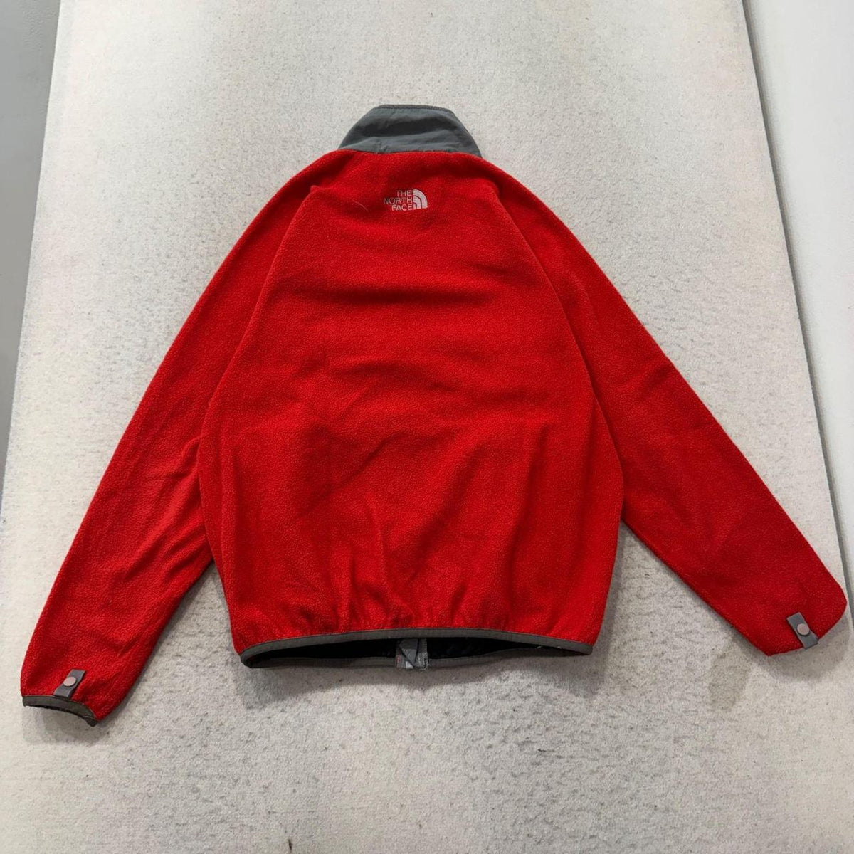 Vintage Y2K 2000's The North Face Red Zip Up Fleece Jacket