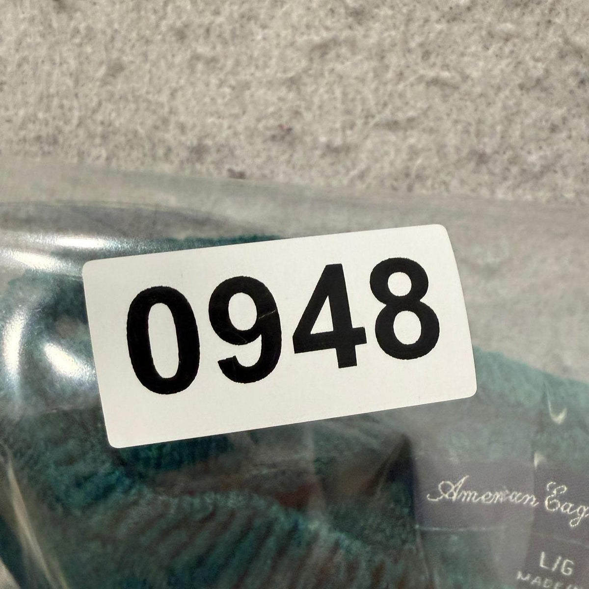 Vintage Y2K 2000's Women's American Eagle Teal Boxy Knit Sweater