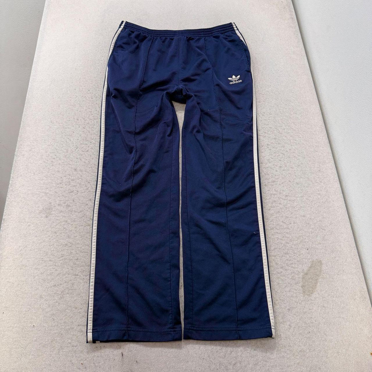 Vintage Y2K 2000's Adidas Navy Baggy Track Pants