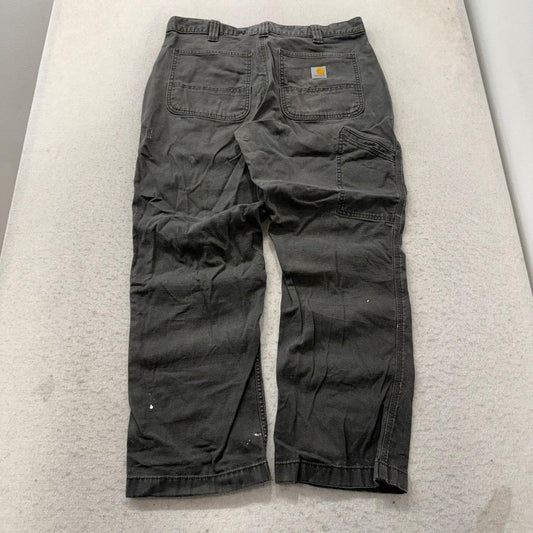 Vintage Y2K 2000's Carhartt Charcoal Grey Faded Carpenter Pants
