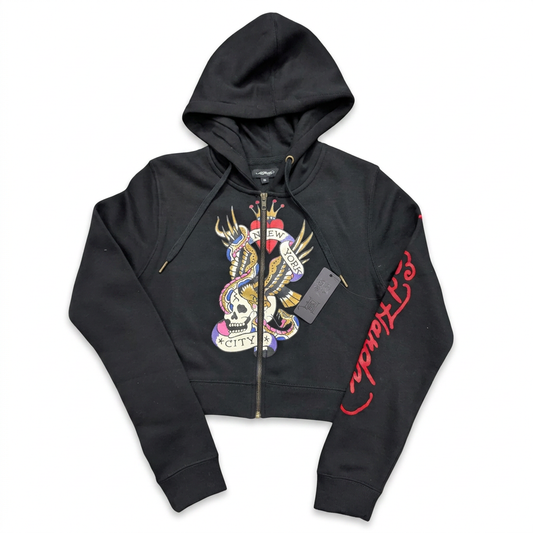 ED HARDY "NYC Skull" BLACK FLARED MATCHING SET