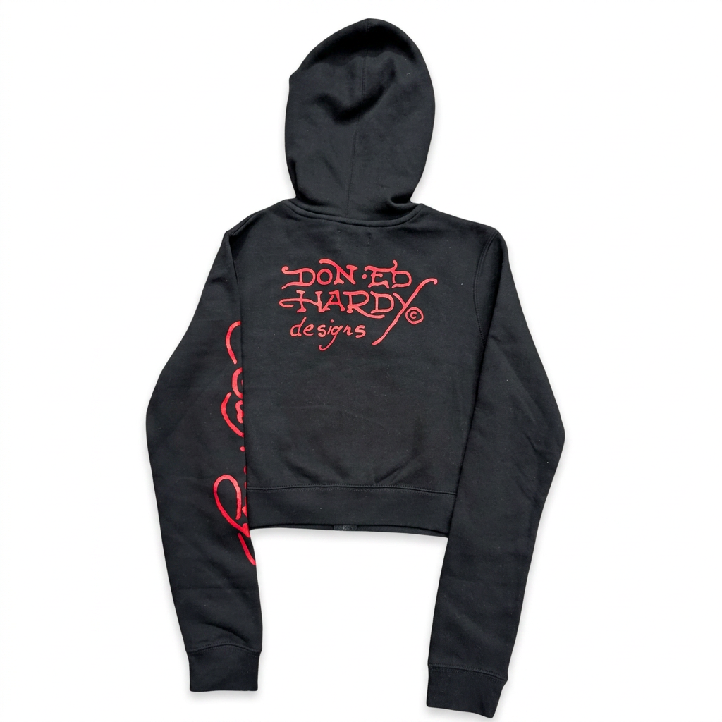 ED HARDY "NYC Skull" BLACK FLARED MATCHING SET