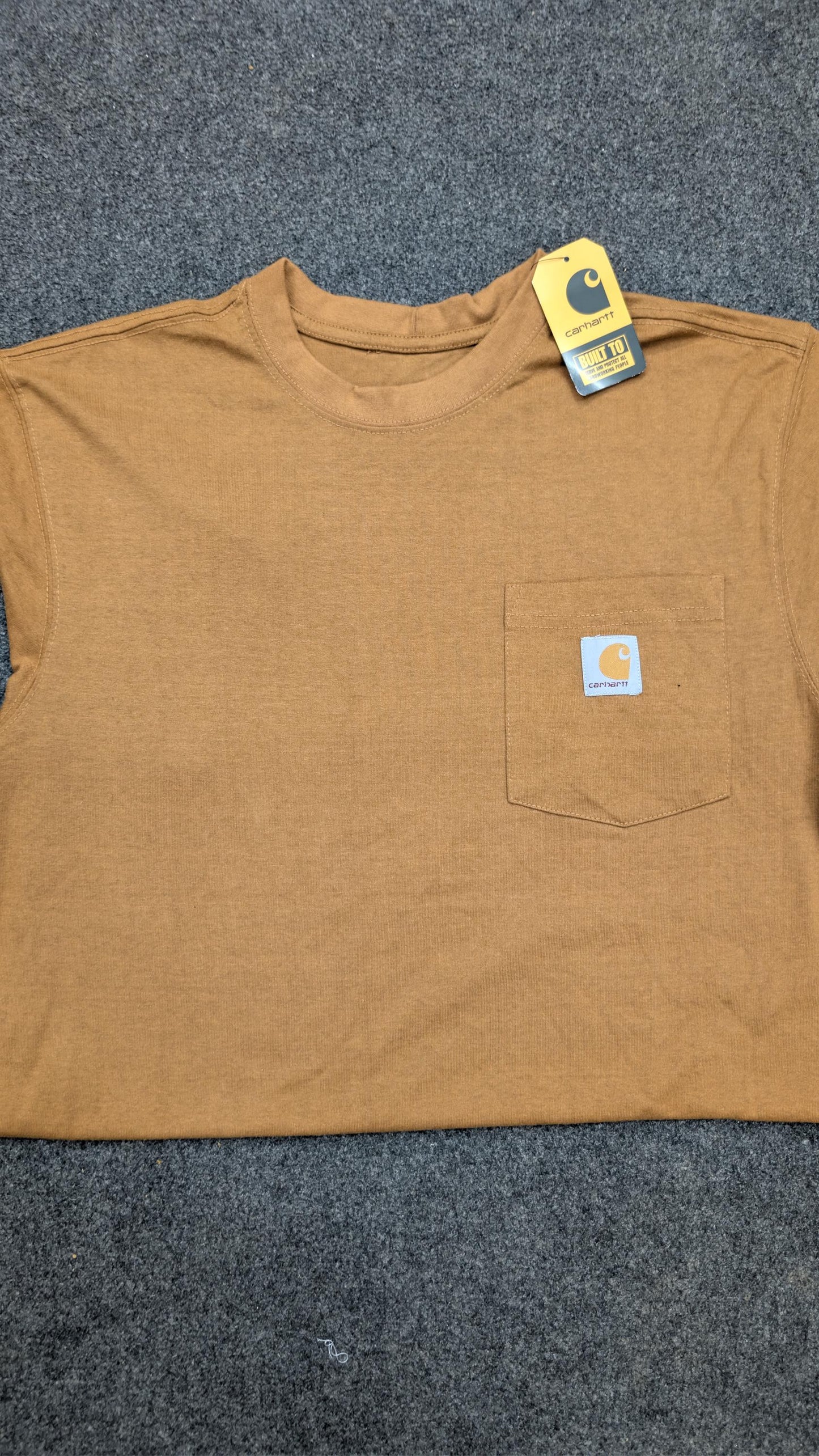 Carhartt K87 Heavyweight Pocket T-Shirt Black, Men's Loose Fit, New with Tags