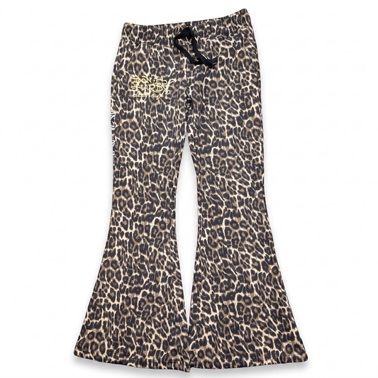 ED HARDY "broken hearts" LEOPARD BOOTCUT PANTS
